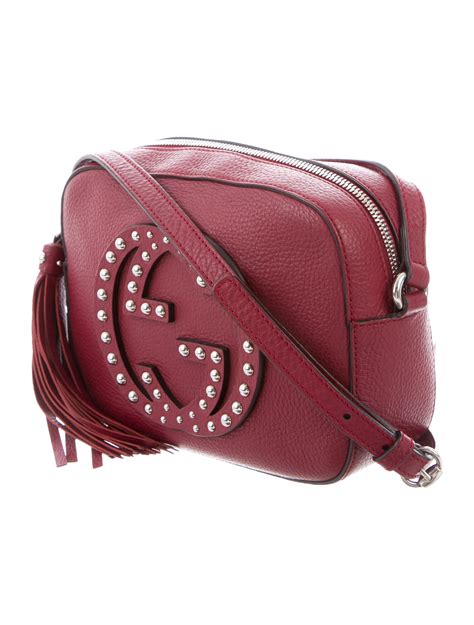 gucci soho disco bag with studs